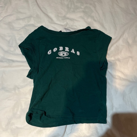 Cropped jersey top - Picture 2 of 2